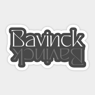 Bavinck Sticker